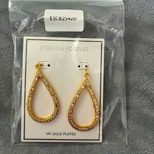 BRAND NEW CZ DROP EARRINGS BY STERLING FOREVER